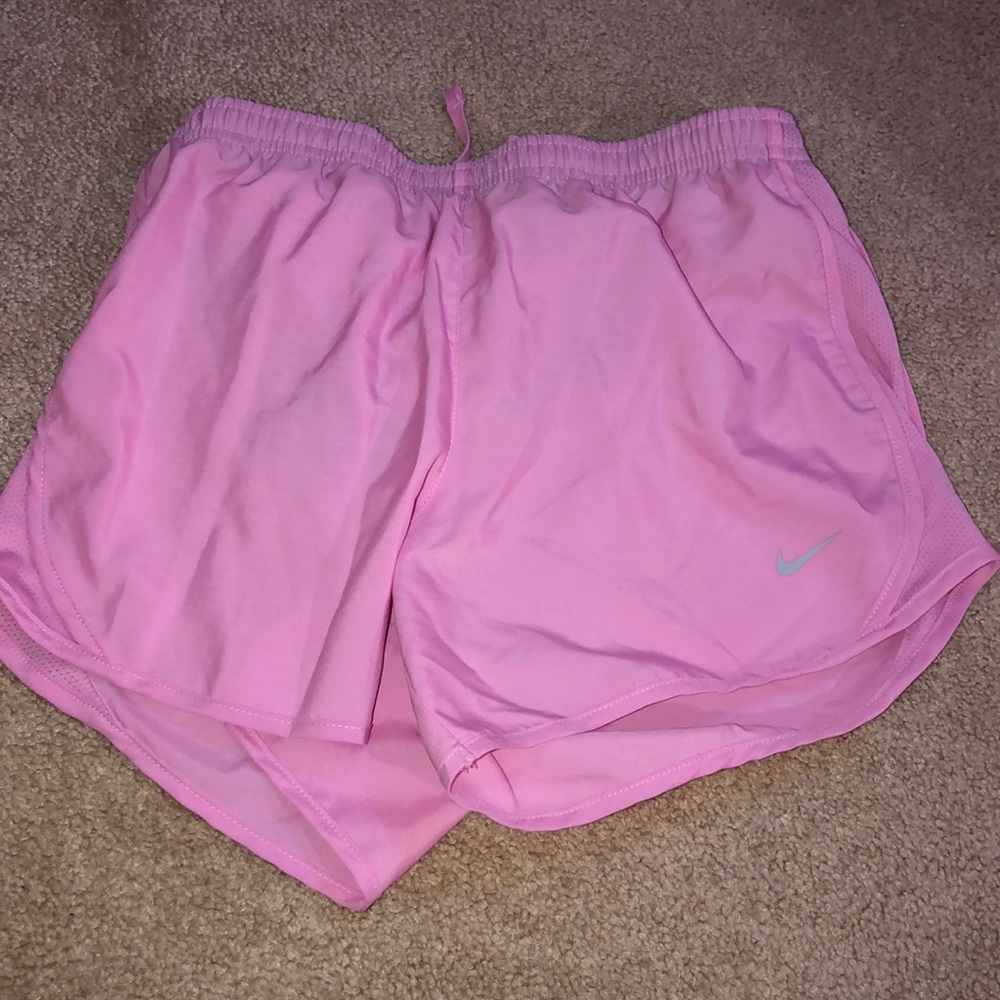Pink Nike shorts